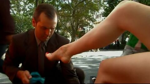 HD видео, американское, знаменитость, открытый, публичное обнажение, фут фетиш